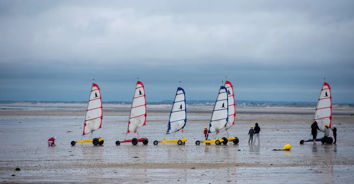 découvrez le land sailing, une activité passionnante qui combine vitesse, vent et aventure sur terre ferme. parfait pour les amateurs de sensations fortes et de sports outdoor.